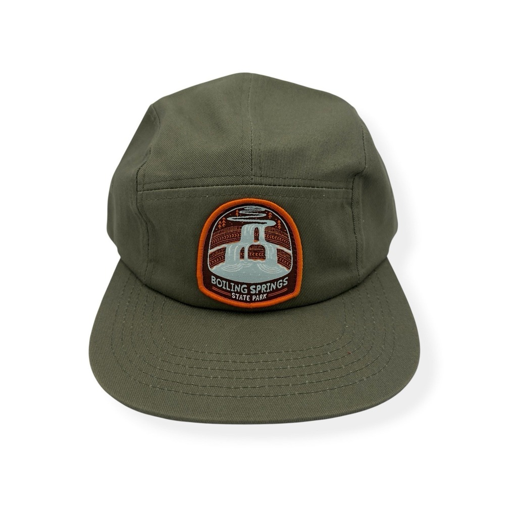 Boiling Springs State Park 5 Panel Camp Hat Strapback Patch Logo Adjustable Cap